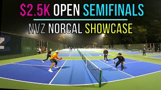 Moaners vs Core Crushers $2.5K Open Semifinals! Pongratz(5.7)/Dabir(5.1) vs Zhang(4.9)/Wan(5.5) –NVZ