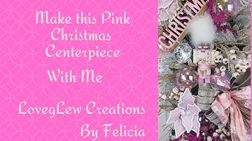 Make this Pink Christmas Nutcracker Wreath with Me.