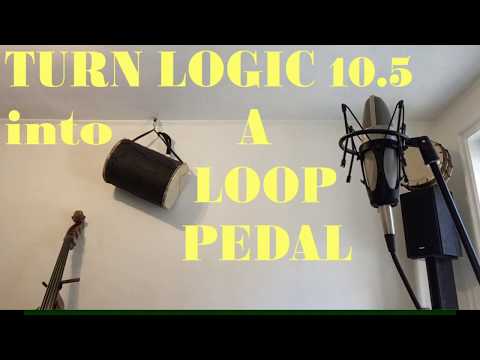 Apple Looping Pedal? How to Turn Logic Pro X 10.5 into a LOOP Pedal!