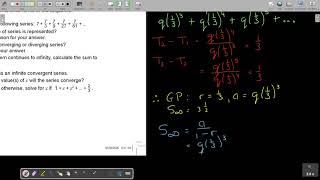 2 31  Sum to Infinity of a Convergent Geometric Progression   Part 3