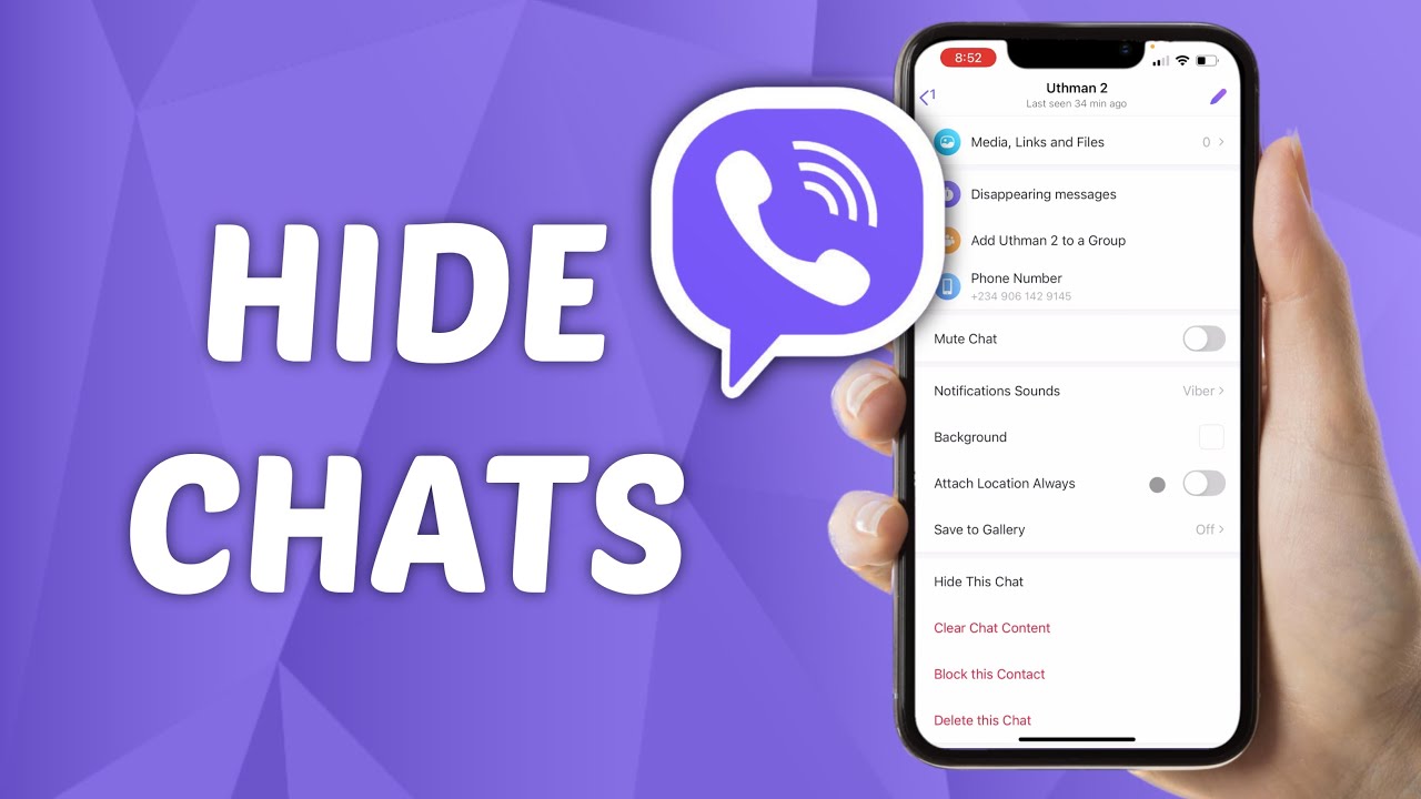 How to Hide Chats on Viber