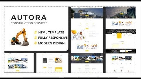 Autora - Construction Business HTML Template | Themeforest Templates