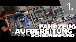 Vespa 50 Special / Scheunenfund aufbereiten / Teil 1 / 30 Jahre Stillstand in der trockenen Halle