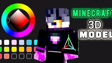 How to Make Professional Minecraft Thumbnails | 3D Model Tutorial (PC & Mobile)