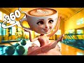 Ballerina Cappuccina In The Gym  360° Video  | VR | 4K  (Ballerina Cappuccina Meme)