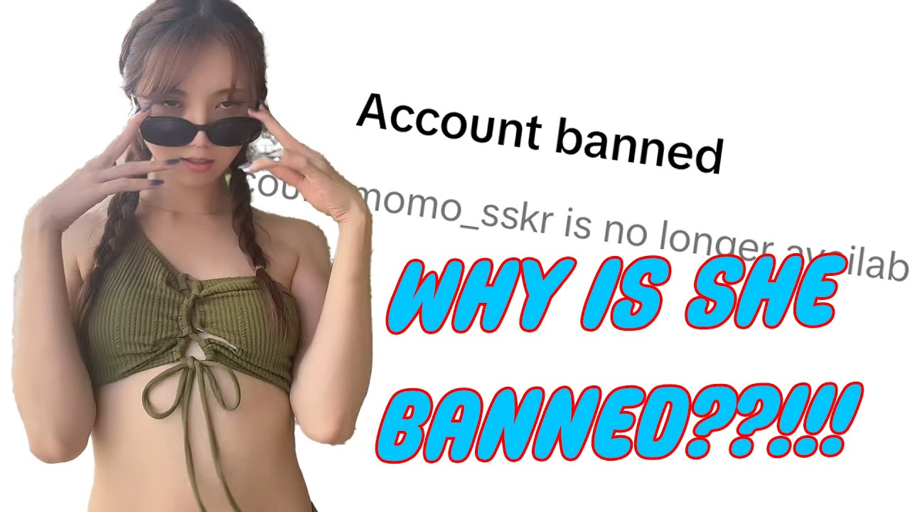 Hottest Japanese TikToker Momo Sasakura Banned for No Reason (NEWS