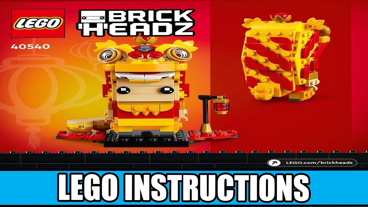 BrickHeadz - Lion Dance Guy LEGO instructions