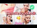 REMOVE FACIAL HAIR at Home ✅ Upperlip, Forehead, Eyebrows, Side locks | SuperBeautyDezires