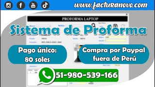 Sistema de Proforma (Visual Studio.Net - SQL Server) (MEJOR SISTEMA)