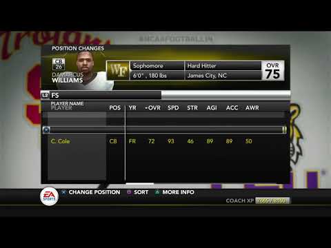 NCAA 14 - Wake Forest North Carolina Recruits Only - PBP Commentary! - Season 5 Recruiting