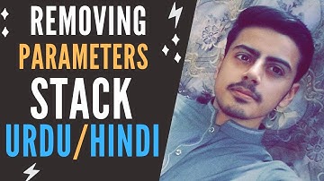 Removing Parameters From Stack in Subroutine in Assembly Language (Urdu/Hindi)