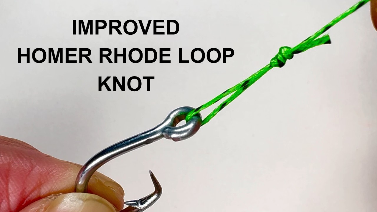 How to Tie the Improved Homer Rhode Loop Knot | Fishing Knot Guide