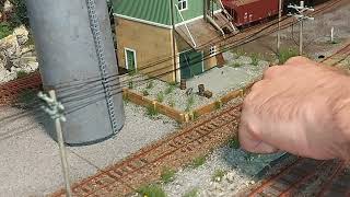 Static grass to the grain elevator siding,part 1