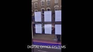 Digital Office Systems | VM2 Black A4 & A3 Window Displays
