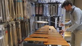Quick demo of @kolbergpercussion Jasmin Kolberg marimba mallets Solo1 series only