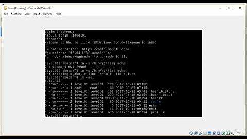 Exploit Exercises Level 1 - Nebula