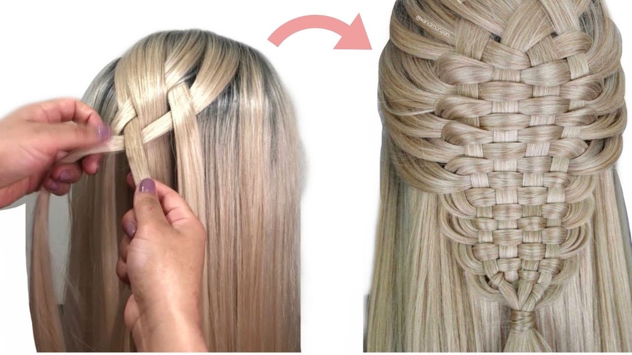 WOVEN BRAID HAIRSTYLE ||EASY BRAID