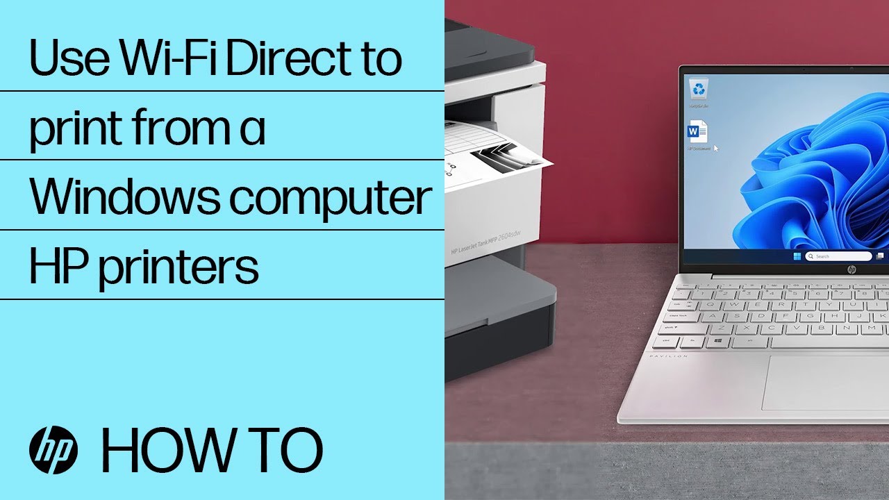 How to use Wi-Fi Direct to print from a Windows computer | HP Printers