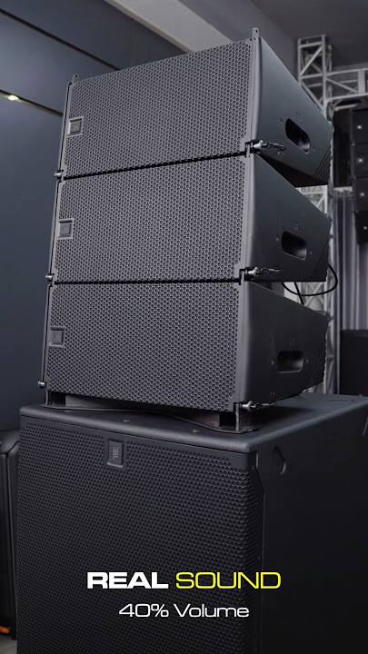 Digital JBL SRX900 Line Arrays Speaker Setup and Test Sound! #audio #loudspeaker #shortsvideo #dj
