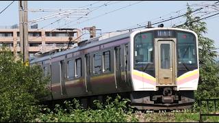 E129系6連B2+A11編成【4K】信越本線下り普通449M
