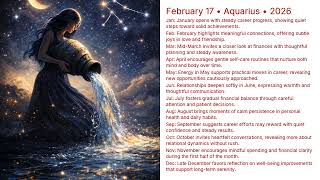 February 17 Birthday Horoscope 2026 | Aquarius Astrology Forecast