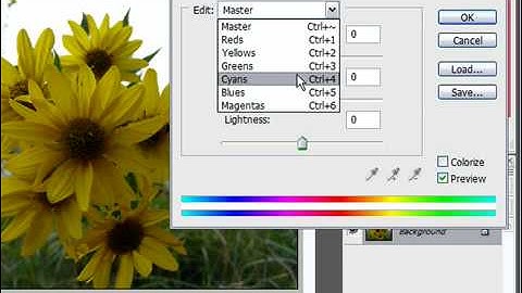 Adjust the Hue and Saturation of an Image