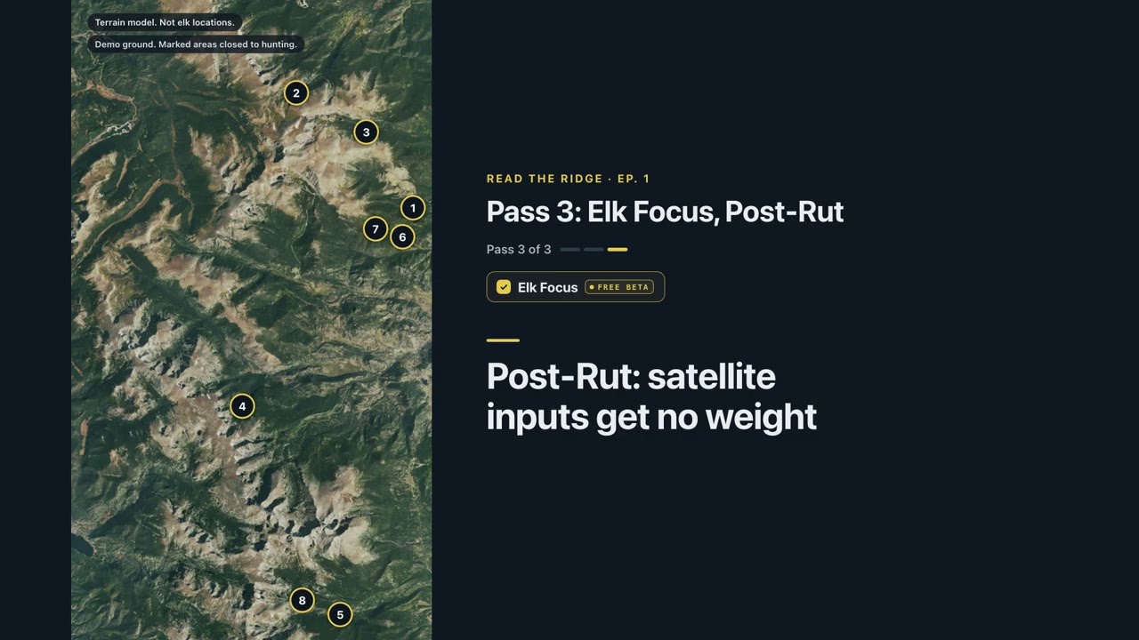Play video: How to Narrow Down a Large Area When E-Scouting for Elk | Read the Ridge Ep. 1