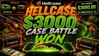 HELLCASE $3000 CASE BATTLE WON | hellcase case opening 2026