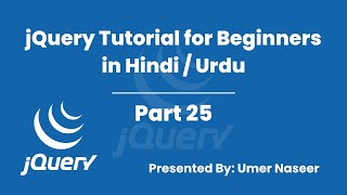 jQuery Tutorial for Beginners in Hindi & Urdu | scrollTop & scrollLeft Methods in jQuery | Part 25