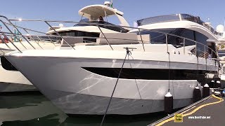 2019 Galeon 500 Fly Yacht - Deck and Interior Walkaround - 2018 Cannes Yachting Festival