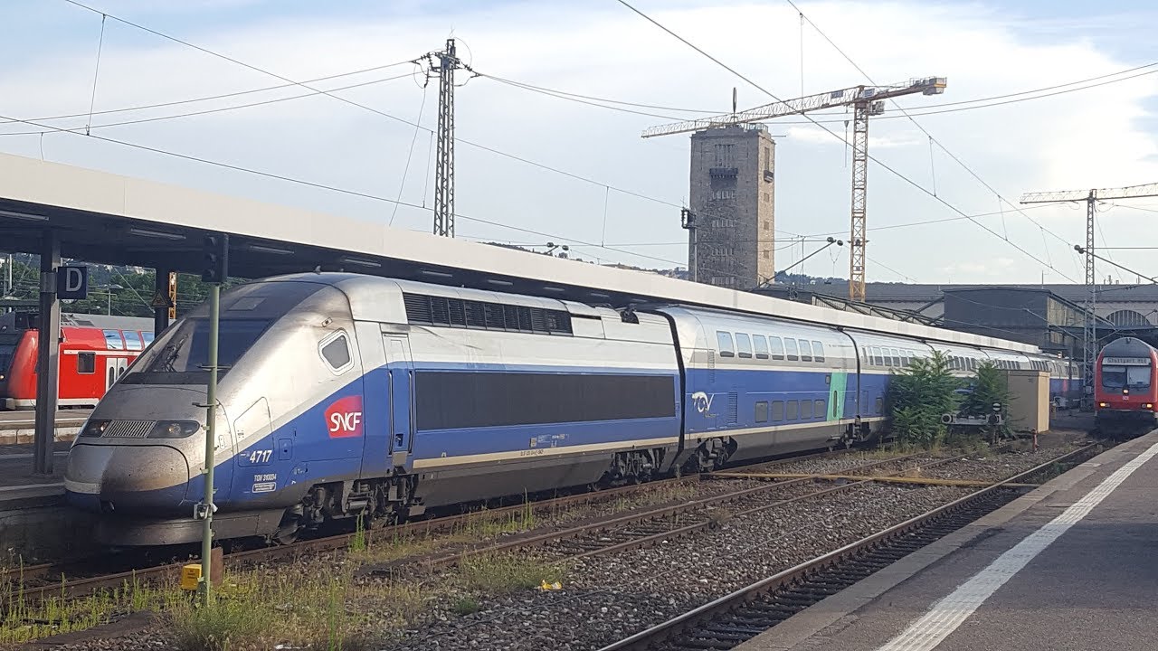 International Tgv In Stuttgart Hbf Tgv9570 Paris Est Youtube