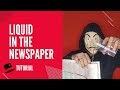 Liquid In The Newspaper Magic Trick Revealed - Tutorial