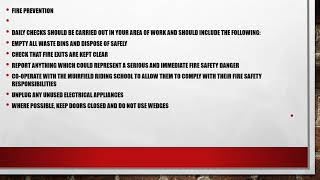 Fire fighting -training session unit 3-OHS ncksa