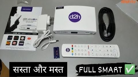 D2H STREAM ANDROID TV BOX | CONVERT NORMAL TV TO SMART ANDROID TV | #android #dth