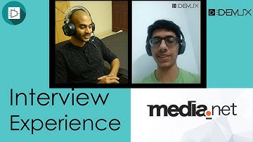 Demuxxified-Talks | Ishan Sang | Interview Experience with Media.net