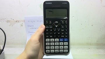 Solve vector by using fx-570EX calculator