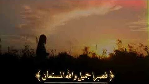 فاصبر صبرا جميلا/قران كريم بصوت خاشغ ارح مسمعك/اجمل حالات واتس اب دينيه/جديد مقاطع استغرام2021