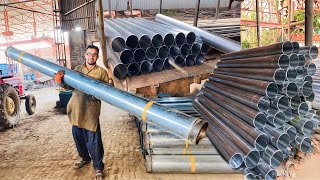 Manufacturing Process of Stainless Steel Tubes Pipe // Production of Stainles Steel Pipe in Factory