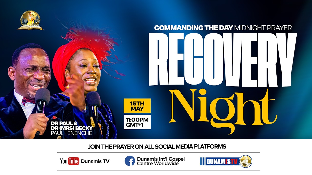 COMMANDING THE DAY MIDNIGHT PRAYER || RECOVERY NIGHT || 15-05-2026
