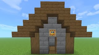 ||Minecraft|| How to make a easy house in just 2min