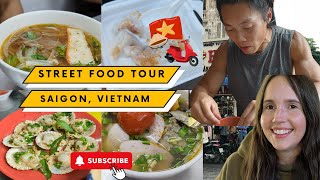 Motorcycle STREET FOOD TOUR in Saigon, Vietnam | Guided Tour