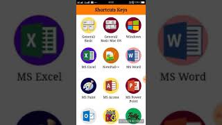 Computer courses shortcuts key screenshot 2