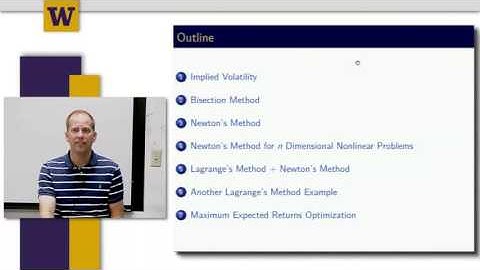 Mathematical Methods for Quantitative Finance 9 0 W8 0 – Week 8 Overview  354