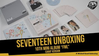 SEVENTEEN FML Carat Version Unboxing! 10th Mini Album by Seventeen!