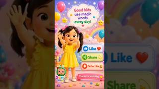 🌈 Good Habits and Magic Words for Kids | Educational Song
