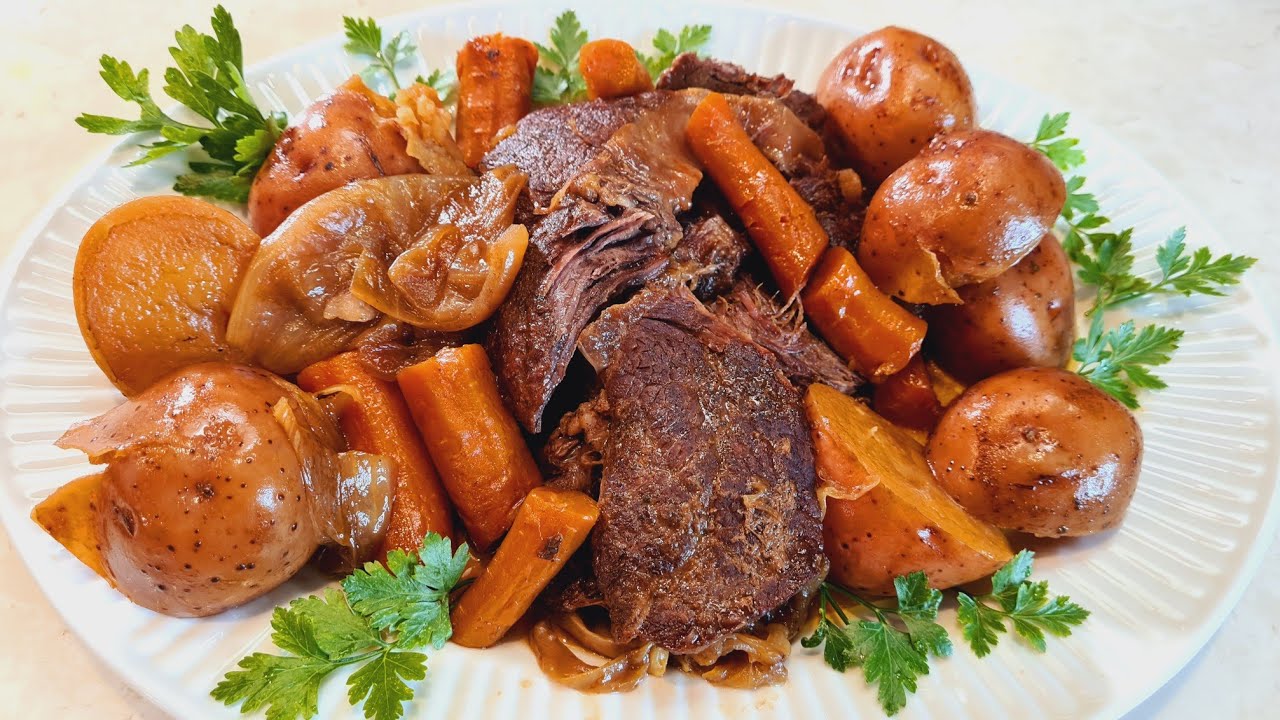 Ninja Foodi Pot Roast [+Video] - Dr. Davinah's Eats