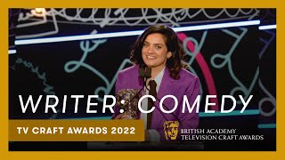 Nida Manzoor wins for her comedic writing on We Are Lady Parts | BAFTA TV Craft Awards 2022