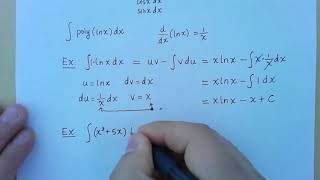 Integration by Parts Examples 2