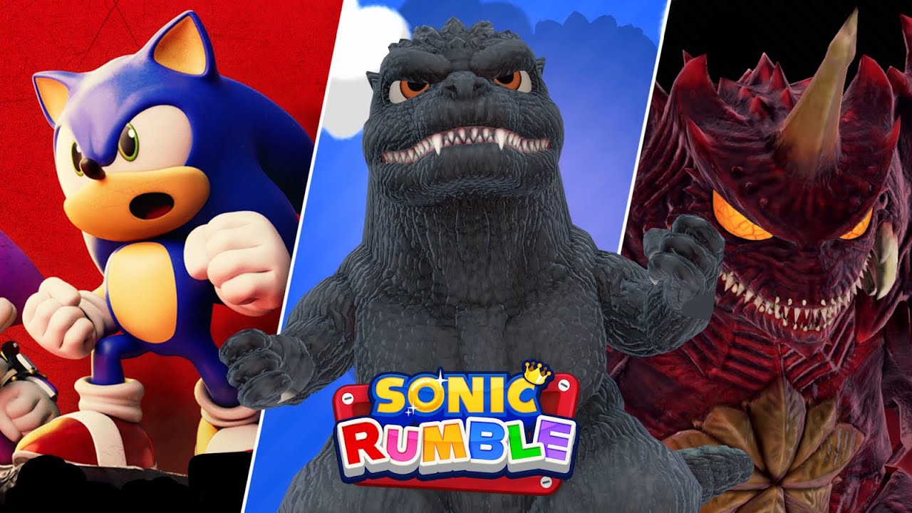 Sonic Rumble | Godzilla CrossOver Event (Early Showcase)