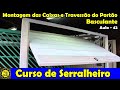 Curso de Serralheiro 42 / Montando as Caixas Laterais e Superior do Portão Basculante - Parte 02